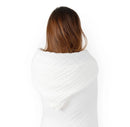 Muslin Adult Hooded Towel Large - White