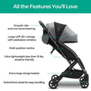 Lithe V1 Stroller - Grey