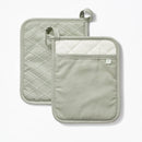 2-Pack Potholders - Sage Green