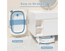 Collapsible Baby Bathtub for Infants and Toddlers - Pale Blue