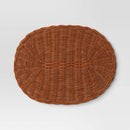 2pk Dark Woven Rattan Placemat - Threshold™