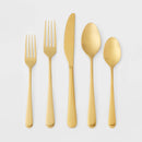 20pc Harrington Flatware Set Gold