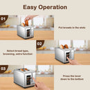 2-Slice Touchscreen Toaster - Silver