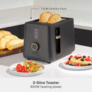 2-Slice Toaster - Slate Grey
