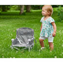 My Chair Portable Feeding Booster Seat - Gray
