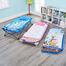 Construction Toddler Cot Nap Mat - Blue, Yellow, Green