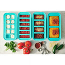 4pk Ultimate Food Freezing Tray Set Aqua Blue