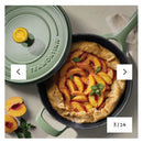 12" Enameled Cast Iron Skillet with Lid