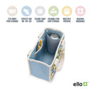 Lunch Bag Food Storage Container - Blue Lemons