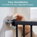 36" Tall Baby Gate - Black