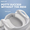 Potty Training Seat with 2 Step Ladder - Gray