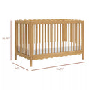 Swell 4-in-1 Convertible Crib with Toddler Conversion Kit - Honey