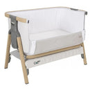 CoZee 2-in-1 Baby Bassinet & Bedside Sleeper - Silver & Oak