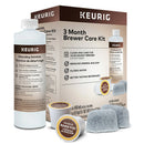 3 Month Brewer Care Kit - Descaling Solution & Cleaner