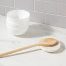 Marble Spoon Rest - White