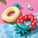 Strawberry and Pineapple Water Floats and Inflatables - Ideal for Kids
