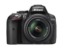 Nikon D5300 DX Digital SLR Camera w/ 18-55mm DX VR II Lens Black