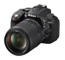 Nikon D5300 DX Digital SLR Camera w/ 18-140mm VR Lens Black