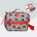 Kids Double Insulated Lunch Bag - Trucks