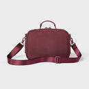Faux Neoprene Lunch Tote - Burgundy