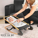 Rock With Me 2-in-1 Baby Rocker - Black & Grey