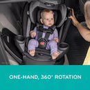 Revolve 360 Extend All-in-One Rotating Convertible Car Seat - Rowe Pink