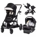 Morph Single to Double Modular Stroller Travel System - Madrid Tan