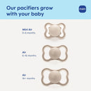 Air Day & Night Baby Pacifier - Glow in the Dark- Blue Teal/Blue Sky/Peppermint Green