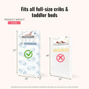 Crib and Toddler Mattress - Blue