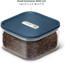 Small Glass Airtight Container - Navy