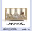 5-in-1 Convertible Crib - Driftwood