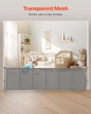 Retractable Baby Gate - Gray
