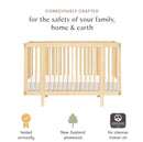 Pogo 8-in-1 Convertible Crib w/All-Stages Conversion Kits in Blonde