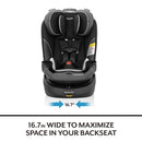 2-in-1 Rotational Car Seat with SensorSafe - Obsidian Black