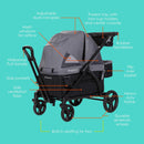 Navigator PRO 2-in-1 Stroller Wagon - Dash Black