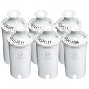 6 Count - Replacement Water Filters for Brita Water Pitchers and Dispensers
