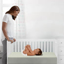 Twinkle Stars Breathable Mini Crib Mattress - Green