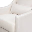 Toco Swivel Glider and Ottoman - Performance Cream Eco-Weave