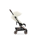 Coya Compact Lightweight Travel Ready Stroller -  Rose Gold/Off White