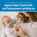 Pacidose Liquid Medicine Dispenser for Babies with 2 Pacifier Bulbs - 0-6M & 6-18M: BPA-Free