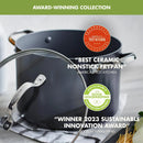 Ceramic Stockpot with Lid - Black