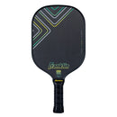 10mm Raw Carbon Fiber Pickleball Paddle - Green
