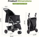 SMUG Small Pet Stroller | Lightweight