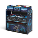 Delta Children Batman 6 Bins Toy Organizer with Reusable Stickers