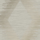 Zen Geometric Double Roll 33' L x 21" W in Neutral/Gold