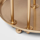 Metal Wire Paper Towel Holder - Gold