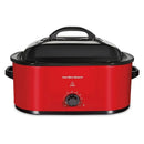 22 Quarts Electric Roaster Oven - Red