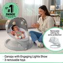 2-in-1 Bounce & Sway Baby Swing - Cottage Cove
