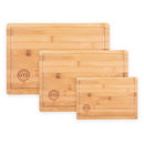 Bamboo Cutting Board Set - Teak Brown