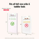 Crib and Toddler Mattress - Pink Wave